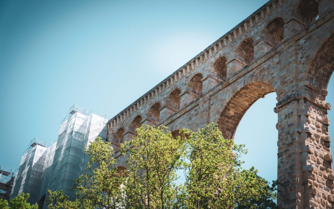 Reportage en images de notre intervention monumentale sur l’Aqueduc de Roquefavour