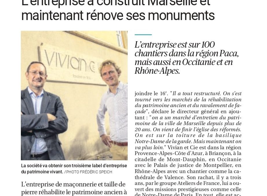 Vivian & Cie à l’honneur dans la presse régionale
